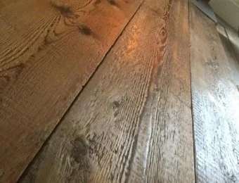 Wide rustic pine boards