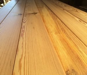 Pitch pine flooring
