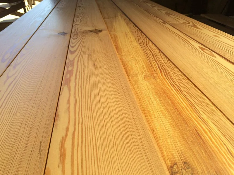 Pitch pine flooring