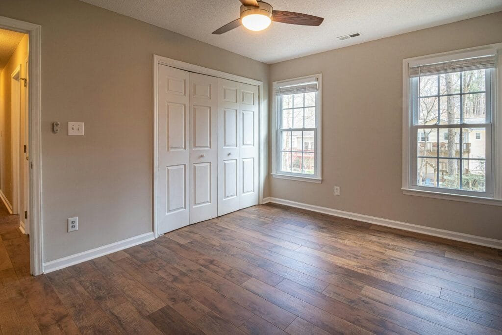 wood flooring in room