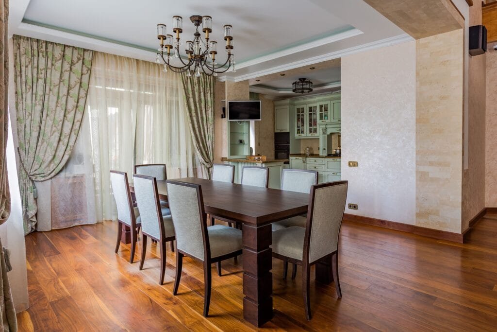 floorboards dining room