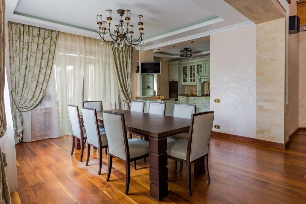 floorboards dining room